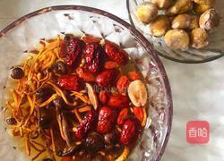 虫草茶树菇板栗煲乌鸡的做法图解2