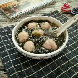 紫菜虾球汤的做法[图]