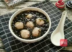 紫菜虾球汤的做法图解9