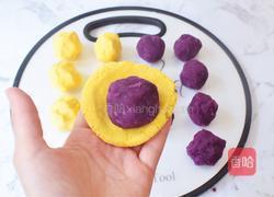 南瓜紫薯糯米球的做法图解11
