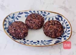 黑米芝士肉松饭团的做法图解10