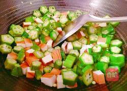 秋葵百合炒豆腐干的做法图解9