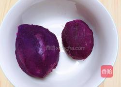 椰浆紫薯奶皮月饼的做法图解2