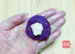 椰浆紫薯奶皮月饼的做法图解8