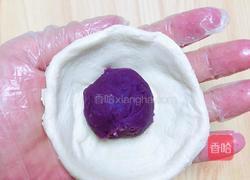 椰浆紫薯奶皮月饼的做法图解11