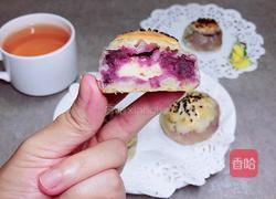 椰浆紫薯奶皮月饼的做法图解16