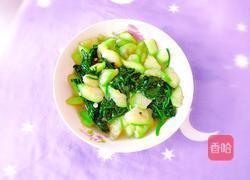 丝瓜炒地瓜叶的做法图解11