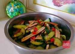 凉拌黄瓜豆干的做法图解6