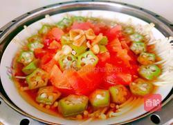 西红柿蒸秋葵的做法图解14