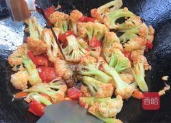 番茄烧菜花的做法图解12