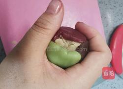 三色冰皮月饼的做法图解14
