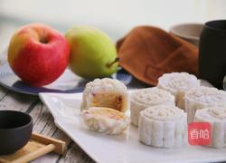 椰香冰皮月饼(绿豆奶黄馅)的做法图解1