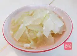 Illustration of how to stir-fry winter melon 6