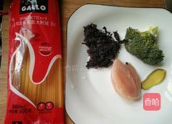 鸡丝意面的做法图解1