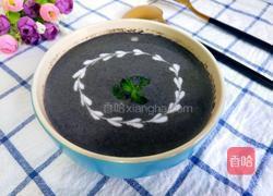 自制黑米黑芝麻糊的做法图解1