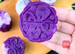 紫薯山药小月饼的做法图解6