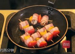 培根卷新西兰青口贝肉串的做法图解5
