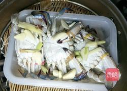 快手原味蒸海蟹的做法图解3