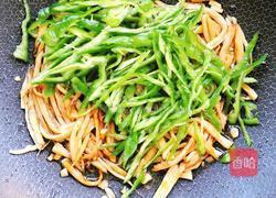 青椒炒杏鲍菇的做法图解9