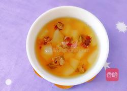 蜂蜜雪梨玫瑰花茶的做法图解9