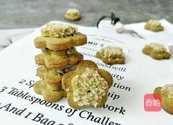 抹茶花形饼干的做法图解16