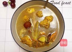 五指毛桃山药蜜枣煲鸡汤的做法图解6