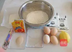 Illustration of how to make custard buns 1