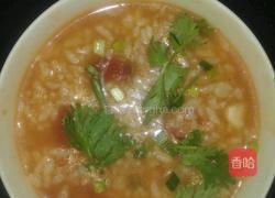 番茄海鲜粥的做法图解8
