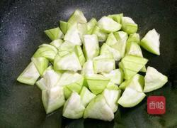 丝瓜毛豆虾米汤的做法图解6