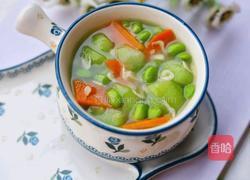 丝瓜毛豆虾米汤的做法图解14