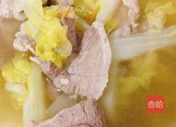 娃娃菜肉片汤的做法图解9