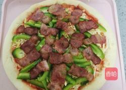 培根披萨的做法图解16