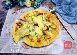 培根披萨的做法图解21