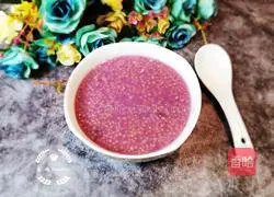 Purple sweet potato and millet porridge recipe 8