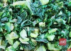 莴笋叶素包子的做法图解2