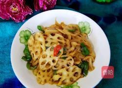炒藕片的做法图解8