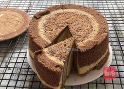 斑马纹戚风蛋糕的做法图解22