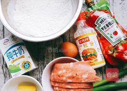 培根香葱手撒包的做法图解1