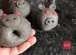 献花小猪馒头的做法图解8