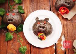 献花小猪馒头的做法图解13