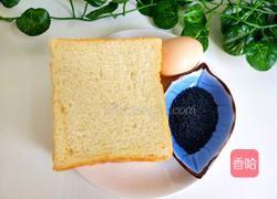 黑芝麻吐司条的做法图解3