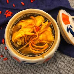 虫草花参须鸡汤的做法[图]