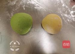 菠菜南瓜大理石馒头的做法图解3