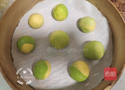 菠菜南瓜大理石馒头的做法图解9