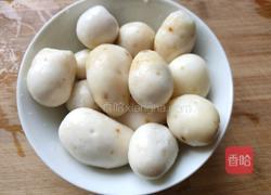 小芋炒青菜的做法图解2