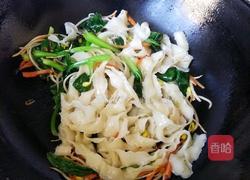 炒刀削面的做法图解8