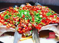 An easy-to-use banquet dish, fish head with chopped peppers, super rice with zero failure, illustration 14