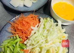 杂蔬炒年糕的做法图解1