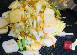 杂蔬炒年糕的做法图解7