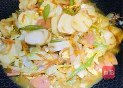 杂蔬炒年糕的做法图解10